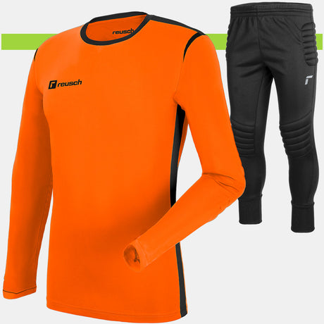 Completo da portiere Reusch Match Set Junior arancio