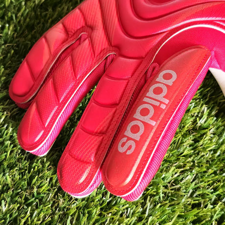 Guanti da portiere Adidas Copa Pro rossi dita dorso