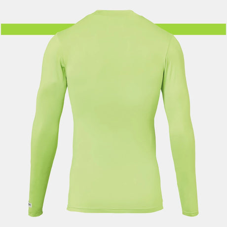 Sottomaglia elasticizzata Uhlsport Distinction Colors verde fluo schiena