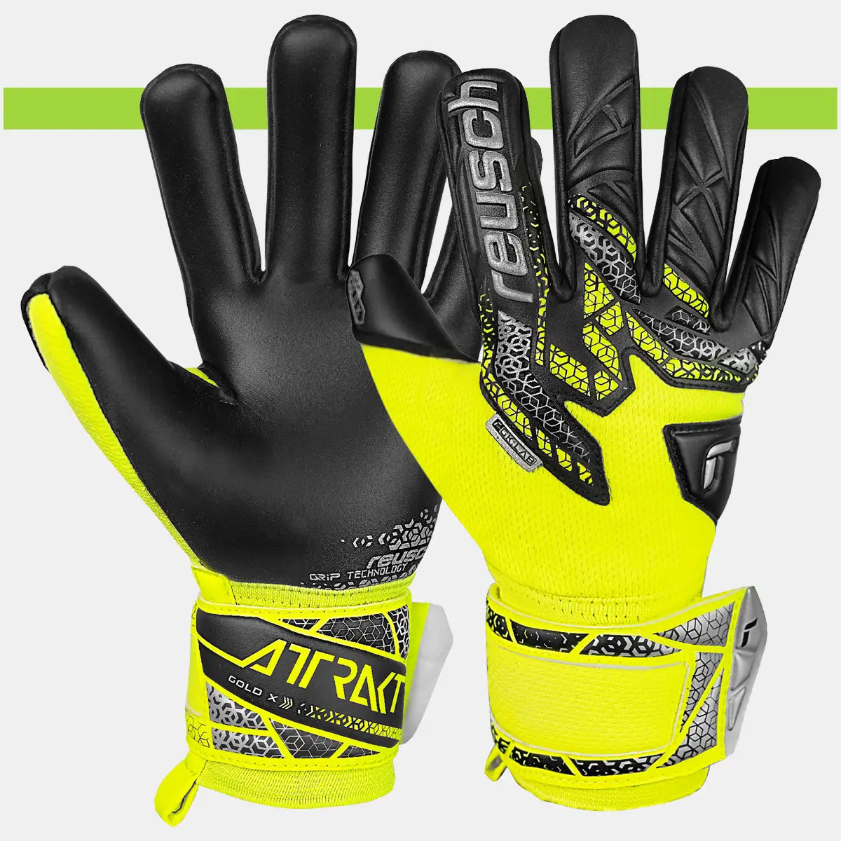 Guanti da portiere Reusch Attrakt Gold X NC junior GK:LAB